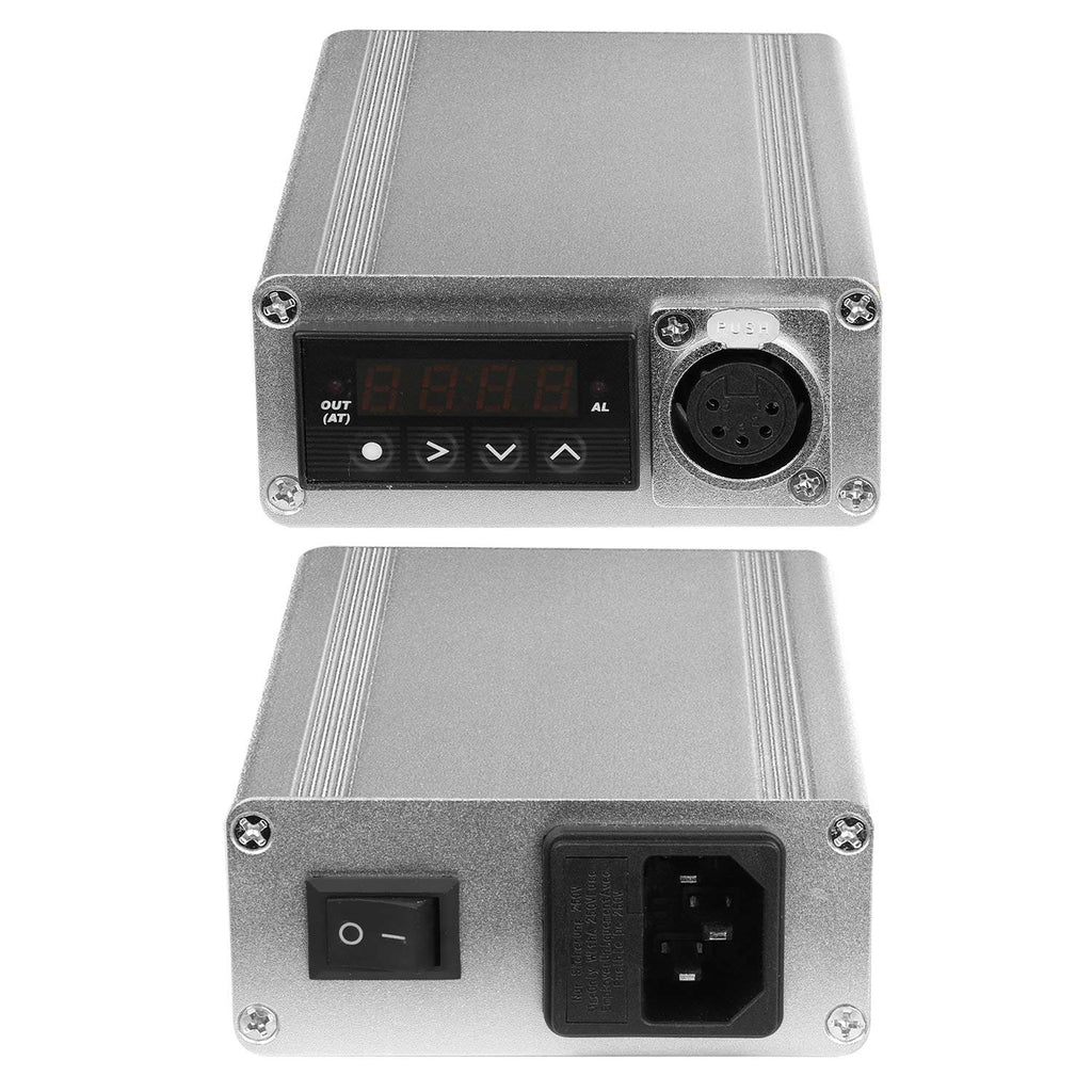 Digital Temperature Controller with 6ft Kevlar Wrapped 20MM Inner Diameter Heater Coil (Silver) - KikVape