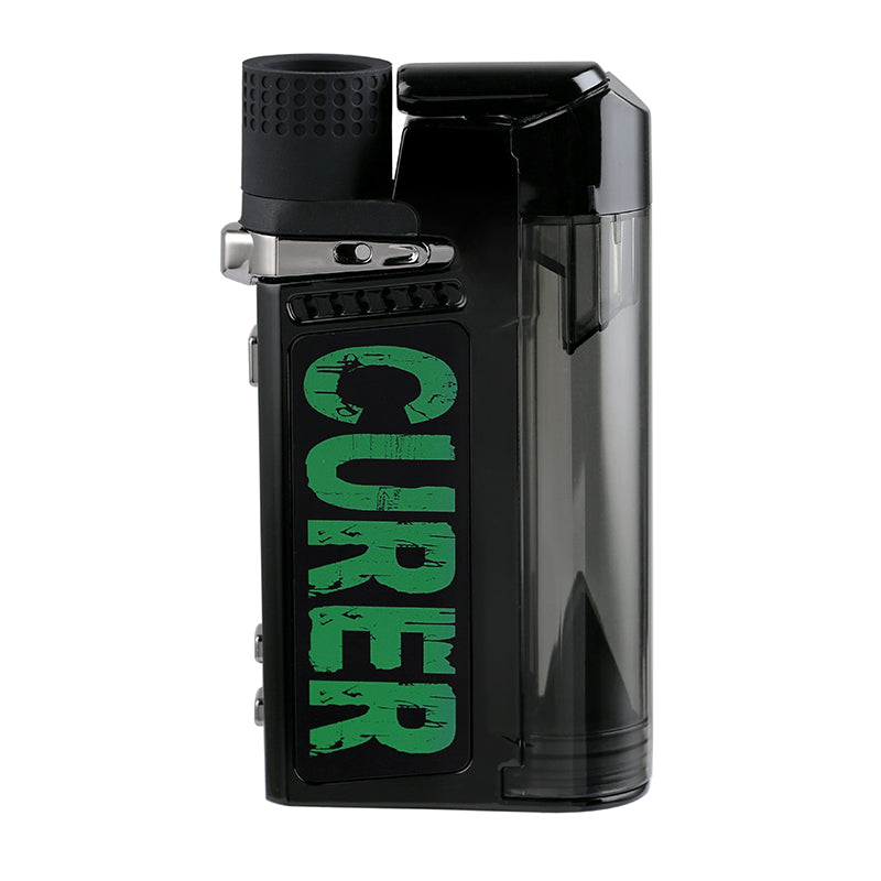 Curer 3 in 1 dry herb wax cbd vaporizers 316L stainless steel quartz ceramic coil portable dab rig - KikVape