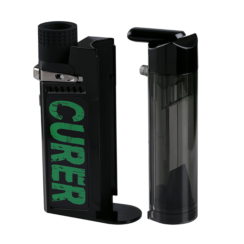 Curer 3 in 1 dry herb wax cbd vaporizers 316L stainless steel quartz ceramic coil portable dab rig - KikVape