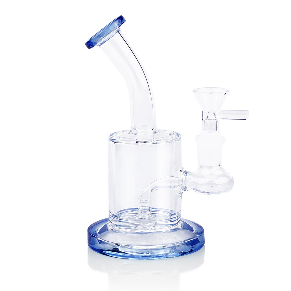 6" Classic Mini Showerhead Dab Rig with 14mm Female Joint (Green color or Blue color optional) - KikVape