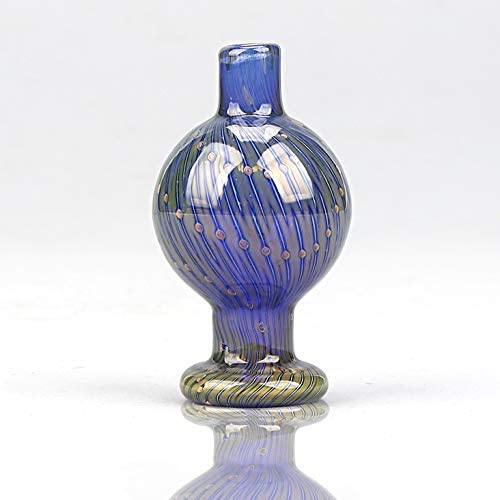 Colorful Twist Flower Glass Cover OD27mm (Dark Blue) - KikVape