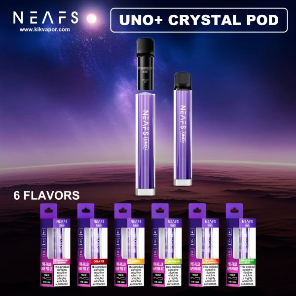 NEAFS UNO+ Crystal Vape Mixed 6 Pcs