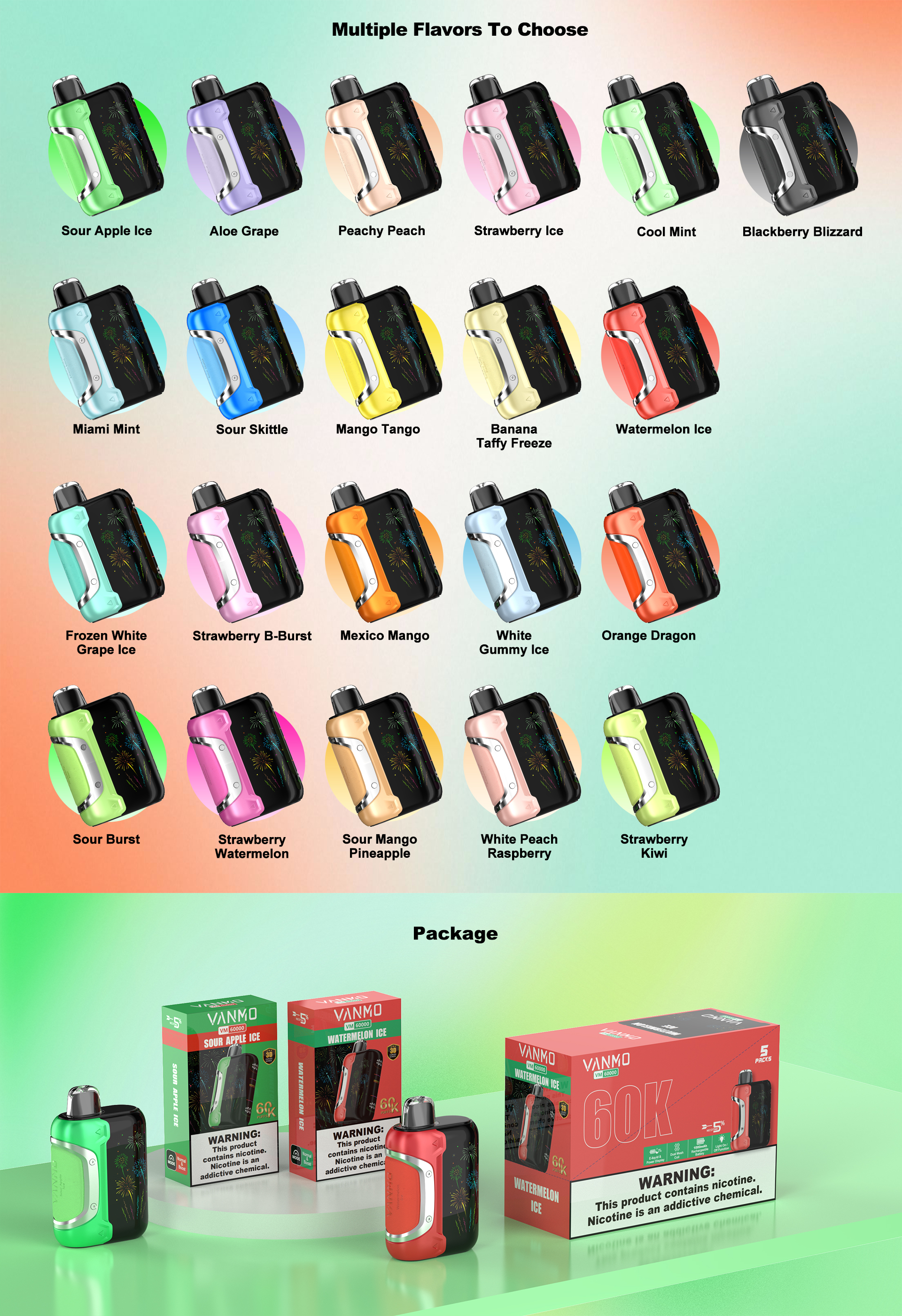 VANMO VM60000 Disposable Vape
